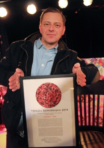 Tommy Tee er tildelt TONOs Formidlerpris 2014.