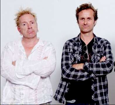 Sex Pistols-sanger Johnny Rotten spilte i Liens film "Sønner av Norge". (foto: privat)